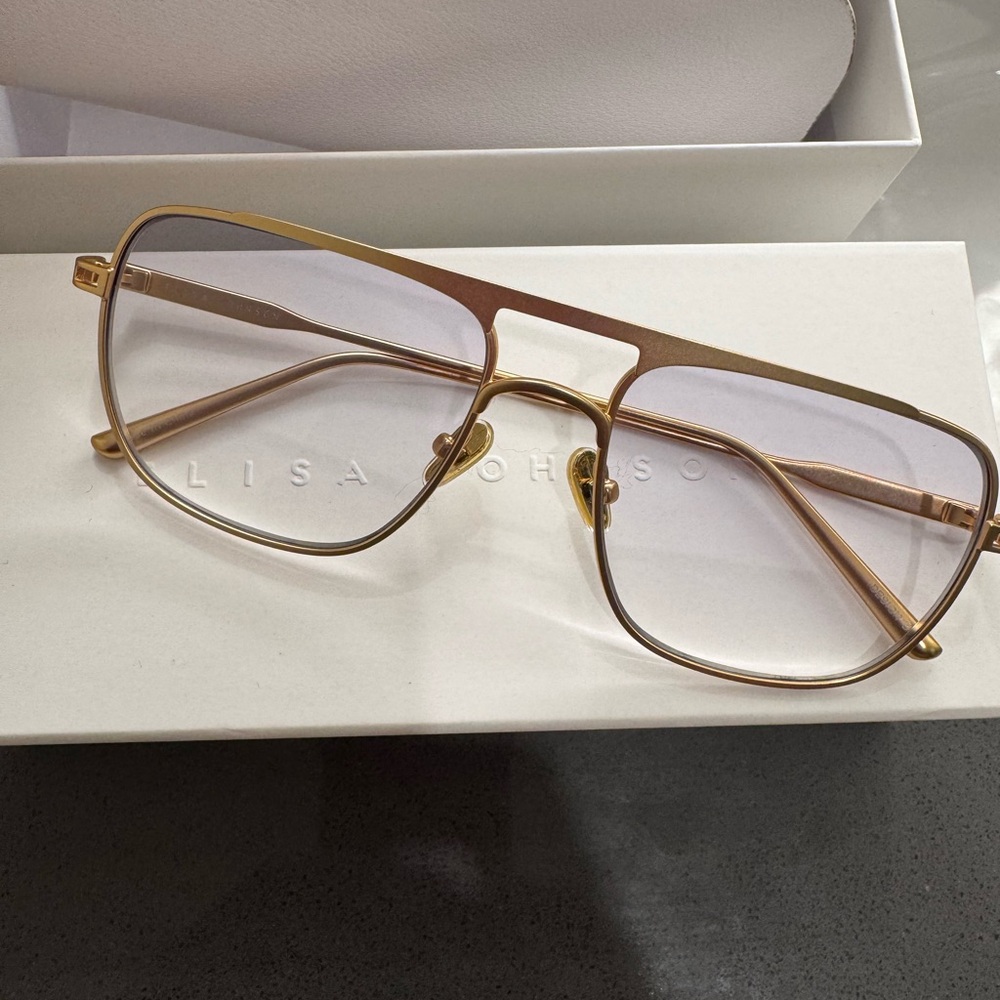 Elisa Johnson “Jane” Gold Women's Sunglasses